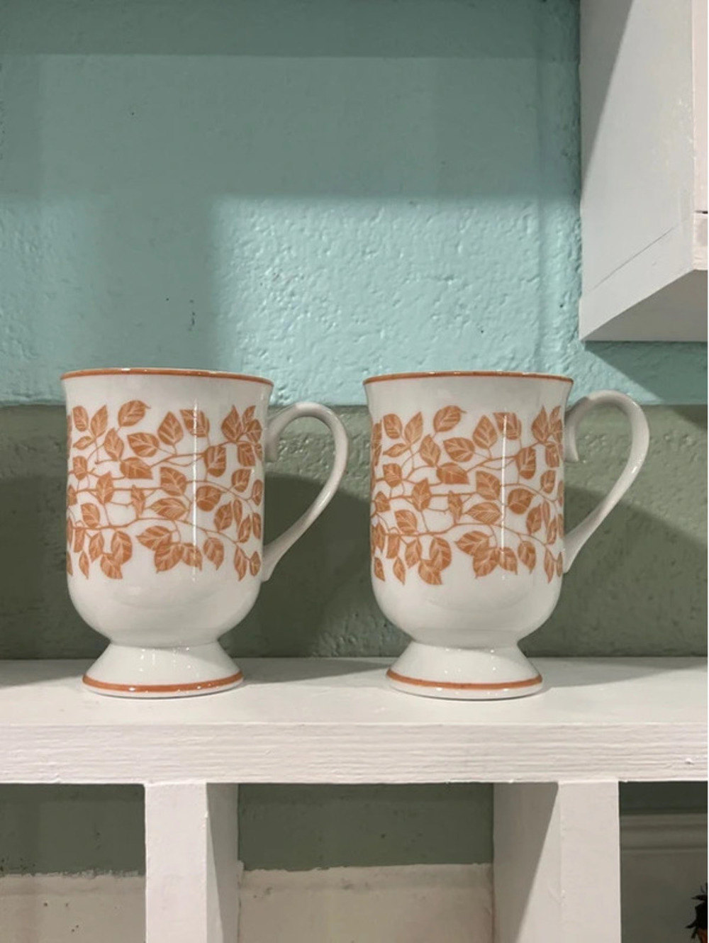 2 Vintage Holt Howard Pedestal Mug